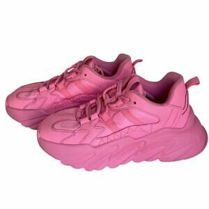 Steve Madden Girl Wave Pink Chunky Platform Sneakers Size 6 Y2K  Festival